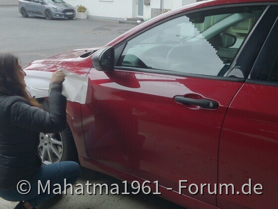 Tipo–Folierung – erste Vorbereitungen