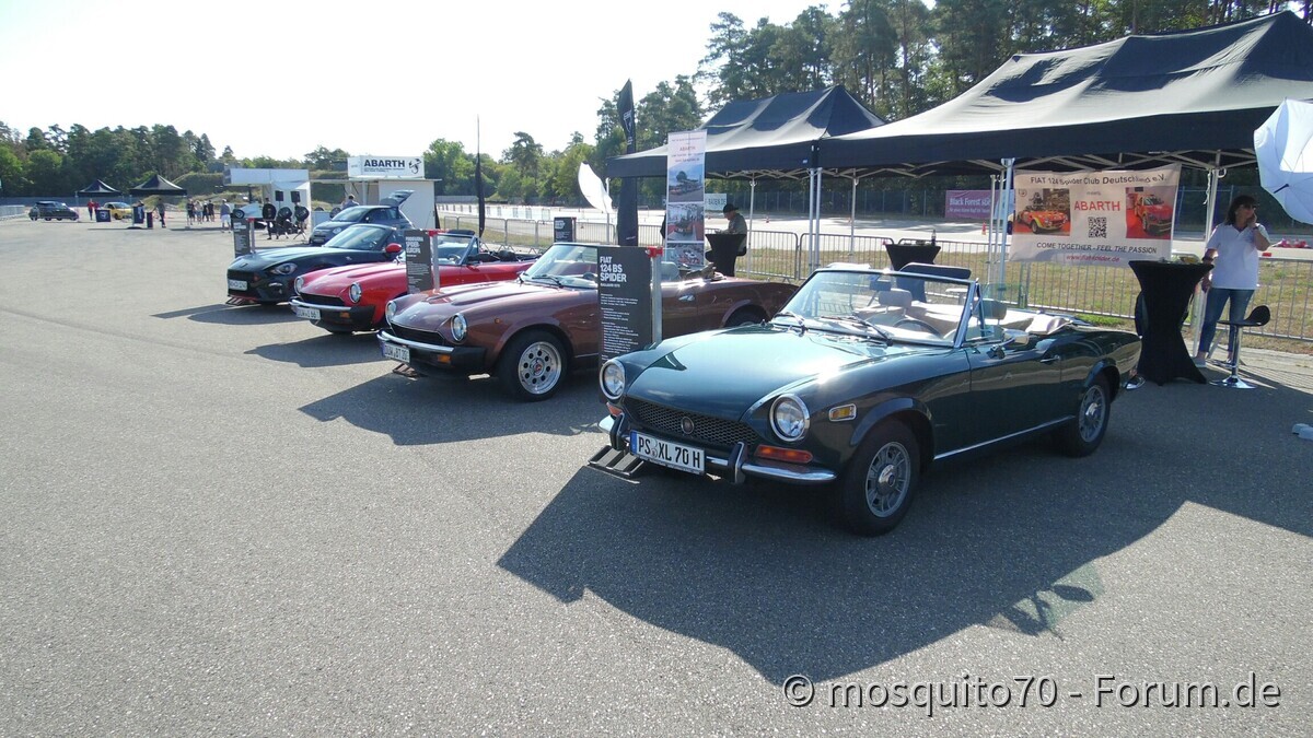 Abarth Day Deutschland 2018 Die Männer vom Fiat 124 Spider Clubs Deutschland  e.V.