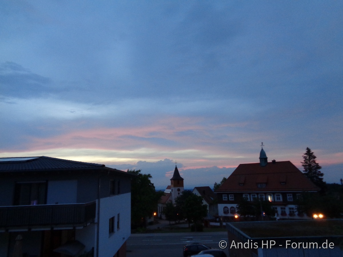 toller Sonnenuntergang auf´m Dobel