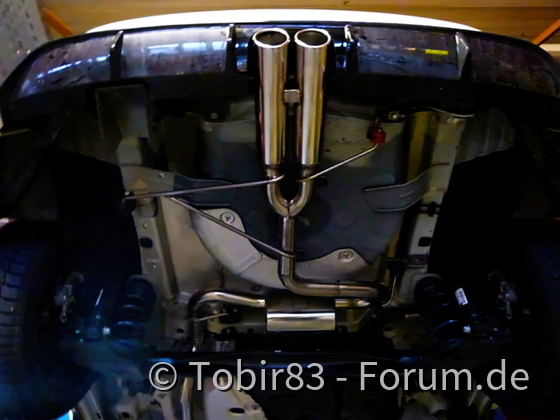 Handgefertigte Edelstahl Auspuffanlage von Wimmer Rennsporttechnik