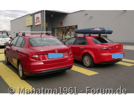Fiat Tipo mit Dachträger