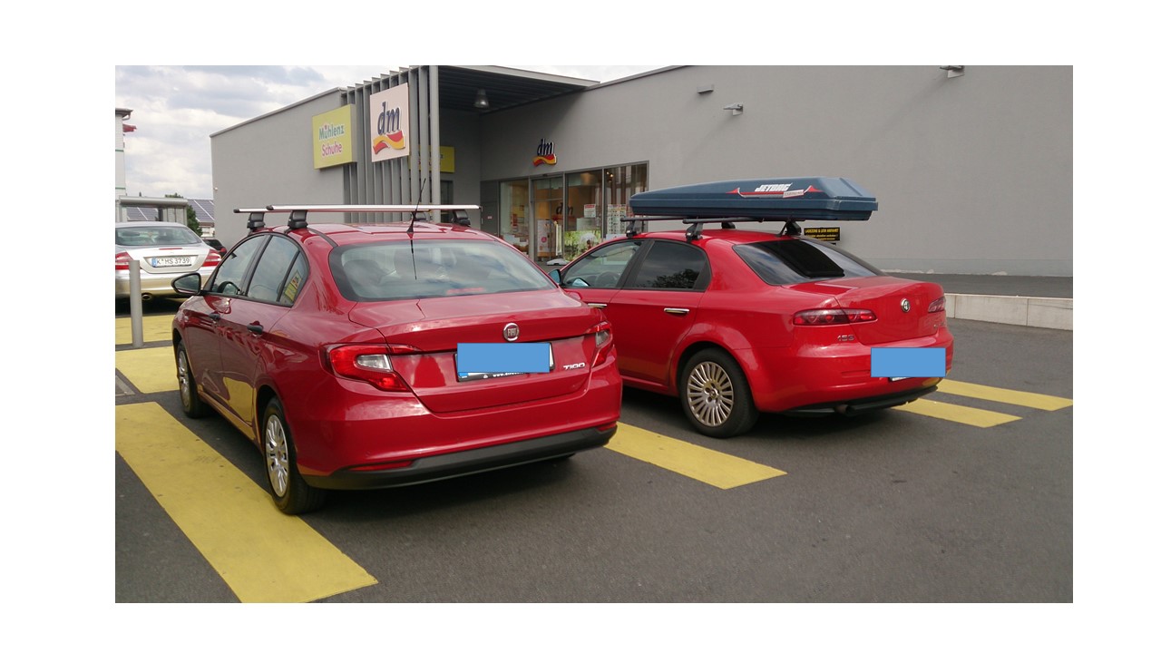 Fiat Tipo mit Dachträger
