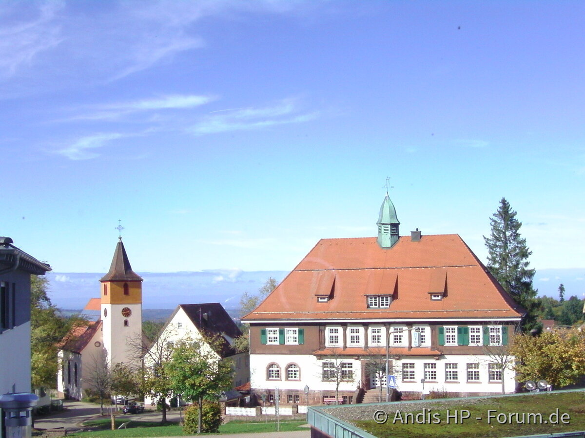 Blick richtung Karlsruhe (35km entfernt)