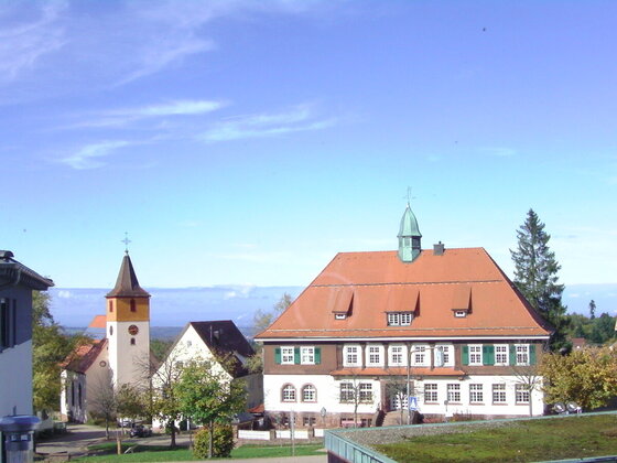 Blick richtung Karlsruhe (35km entfernt)