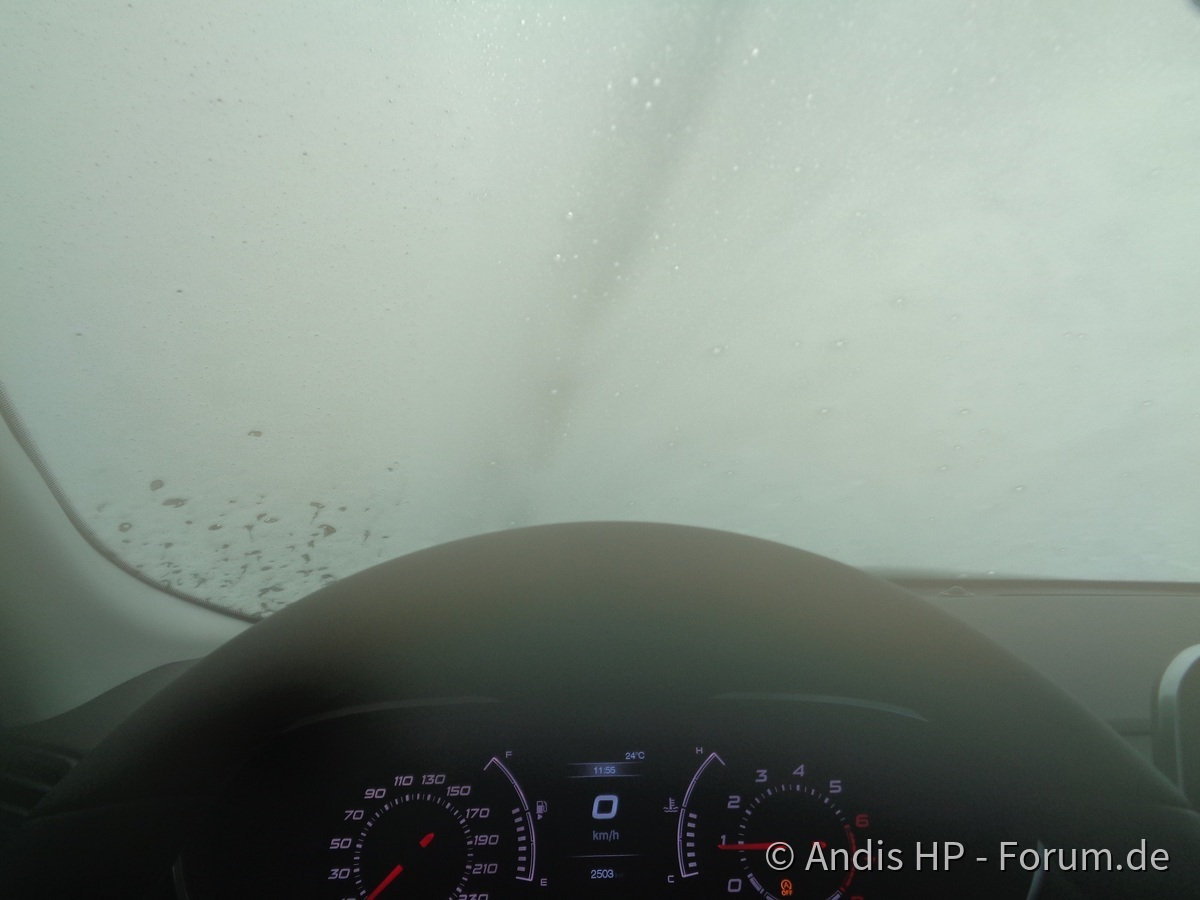 Waschen vor der Fahrt nach Köln