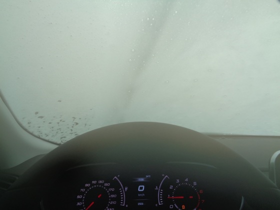Waschen vor der Fahrt nach Köln