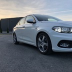 Einbau H&R Sportfedern in 1.6er MJ Limo auf 7x17"