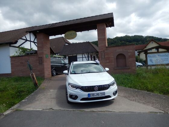 Sonntagsausflug zum Winzerhof, Pause unterwegs!