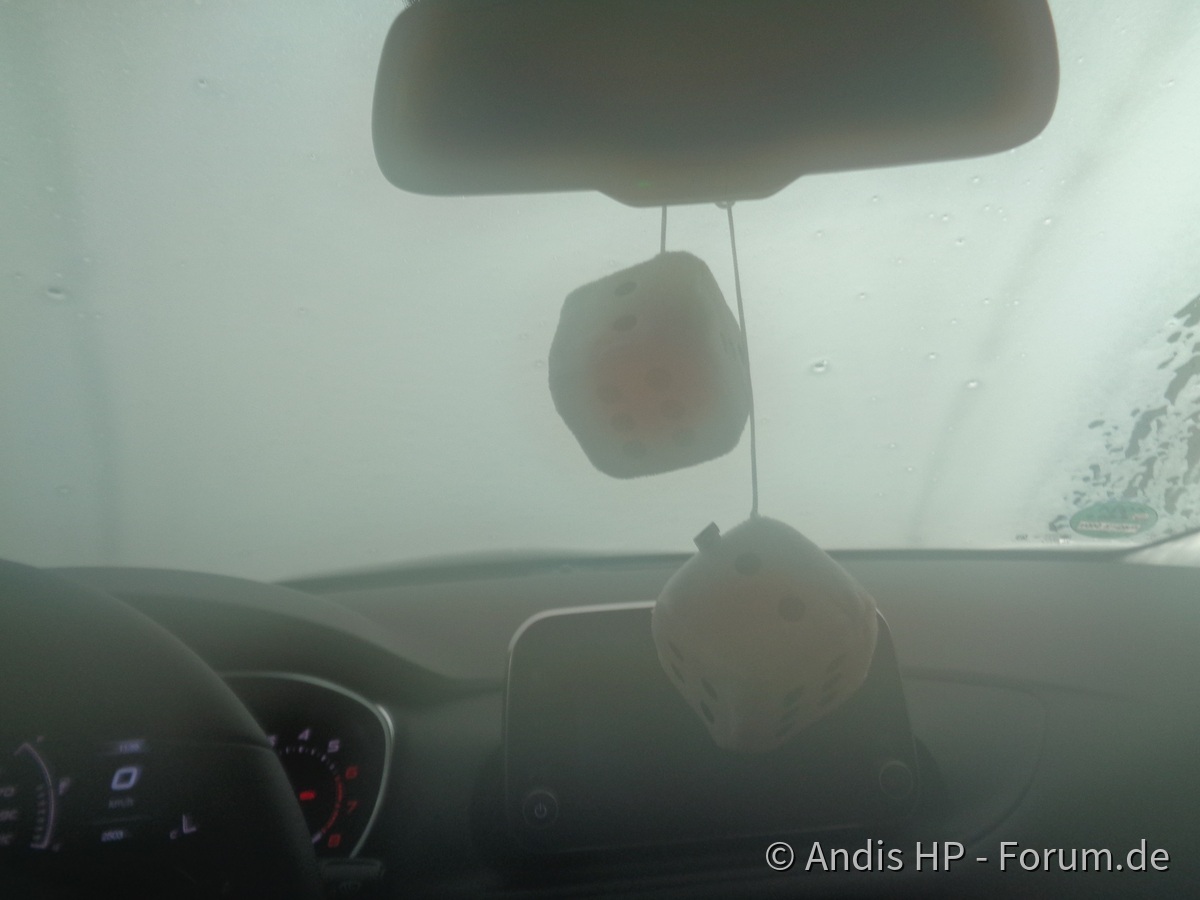 Waschen vor der Fahrt nach Köln