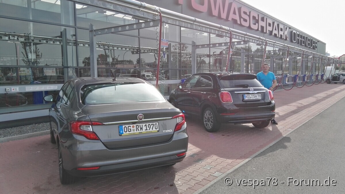 Im Autowaschpark
