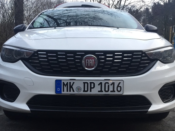 Fiat Tipo ohne Kennzeichenhalterung