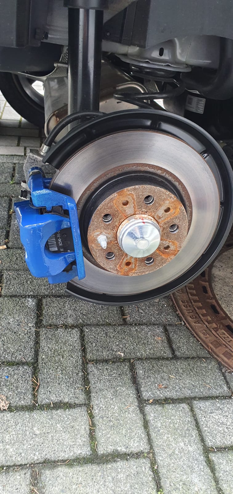 Bremssattell lackiert + Sommerfelgen