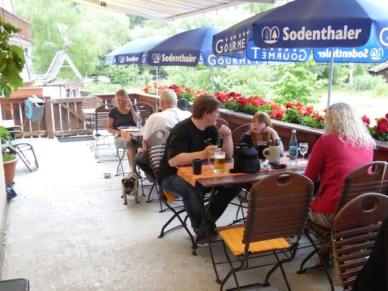 Stärkung vor der Heimreise