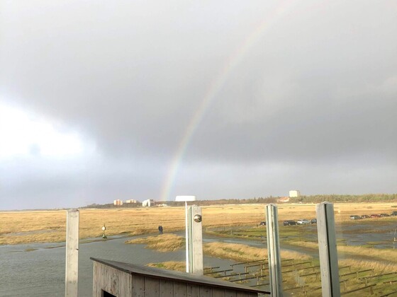 Regenbogen am Südstrand