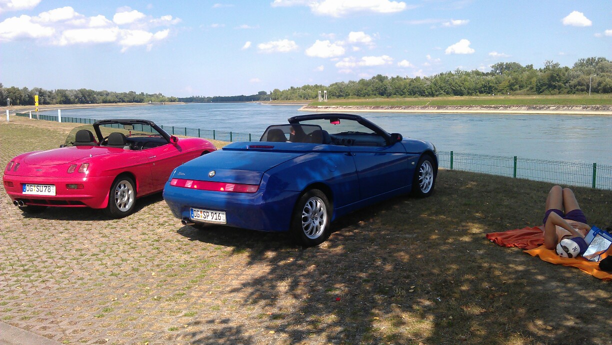 Sonntagsausflug vor einigen Jahren oben ohne.