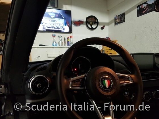 Spider mit neuem Lenkrad