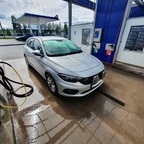 Tvätta bilen är trevligt