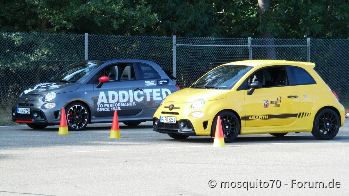 Abarth Day Deutschland 2018 Erste Challange: Drag Race