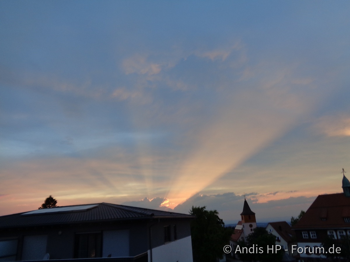 toller Sonnenuntergang auf´m Dobel