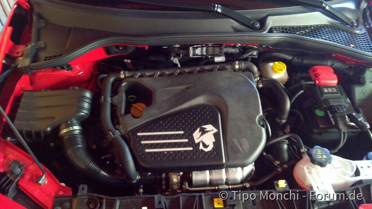 Motorabdeckung Abarth