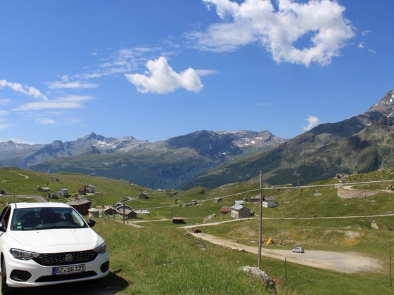 Noch ein Eindruck aus Italien: Kurz vorm Splügenpass