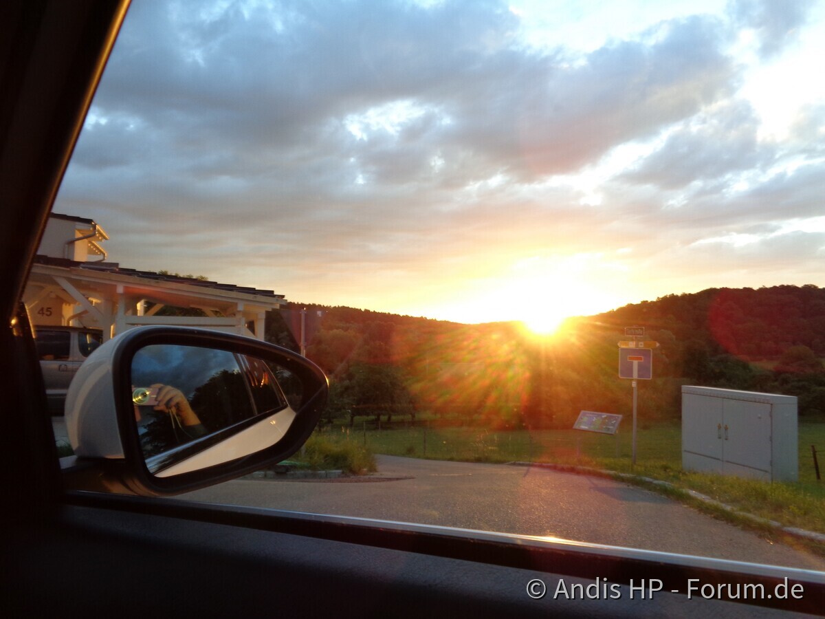Sonnenuntergang in Rabenach