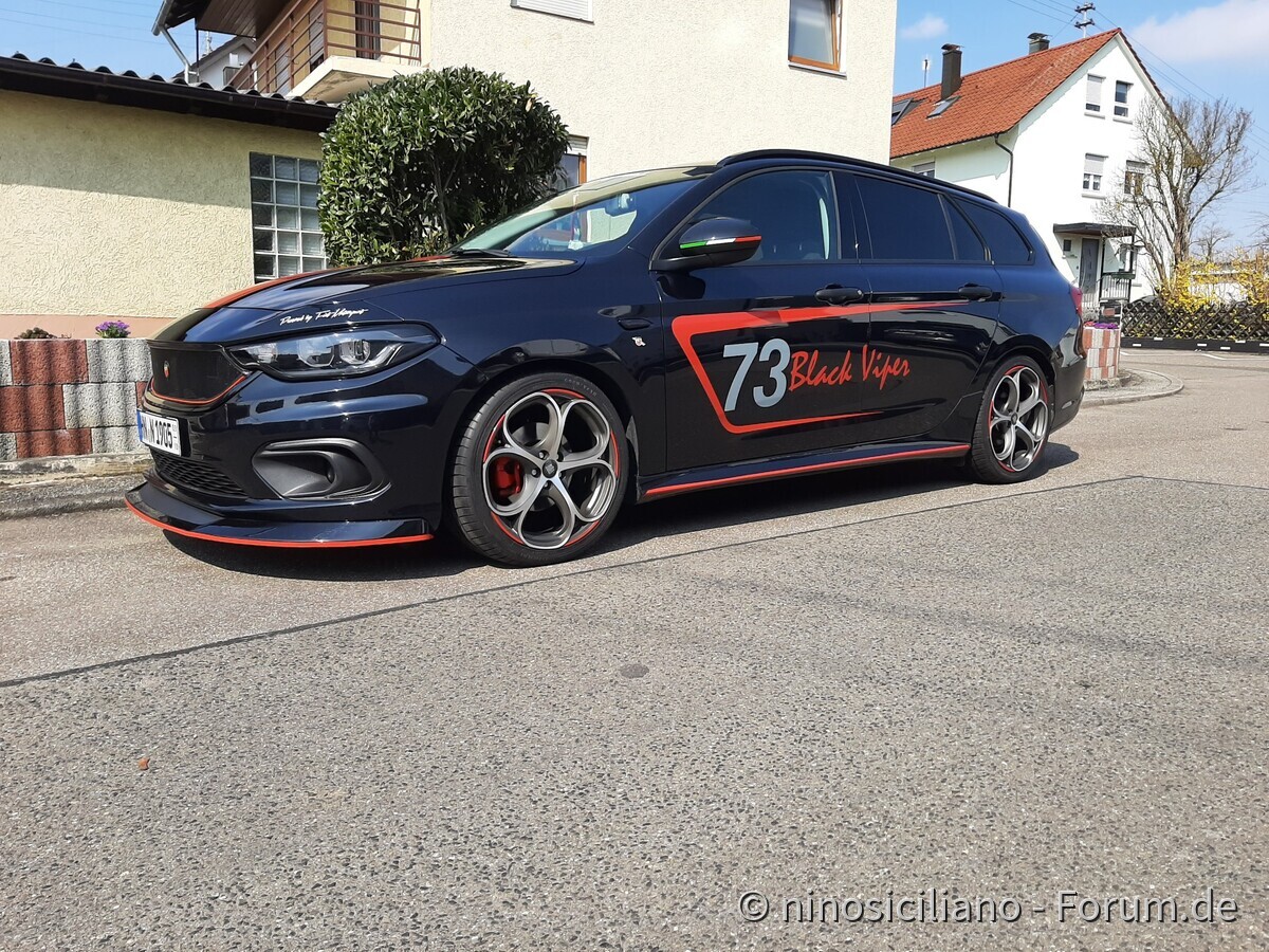 Black Viper mit neuen Alufelgen MSW 82