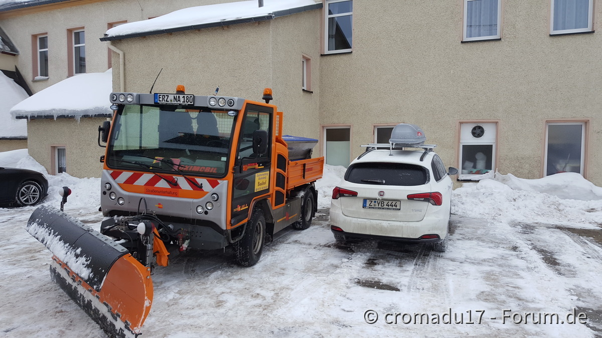 besser geht es nicht, einmal anklopfen beim Winterdienst