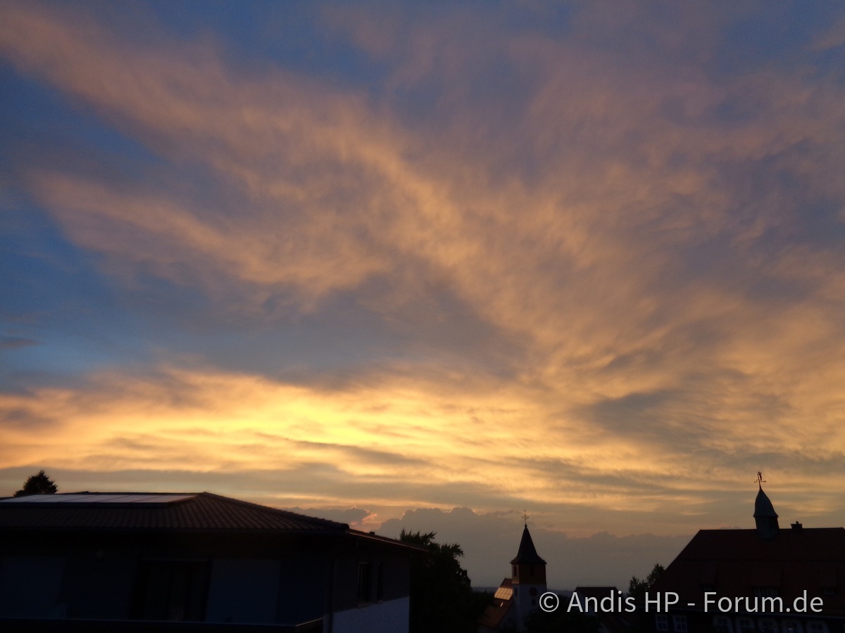 toller Sonnenuntergang auf´m Dobel