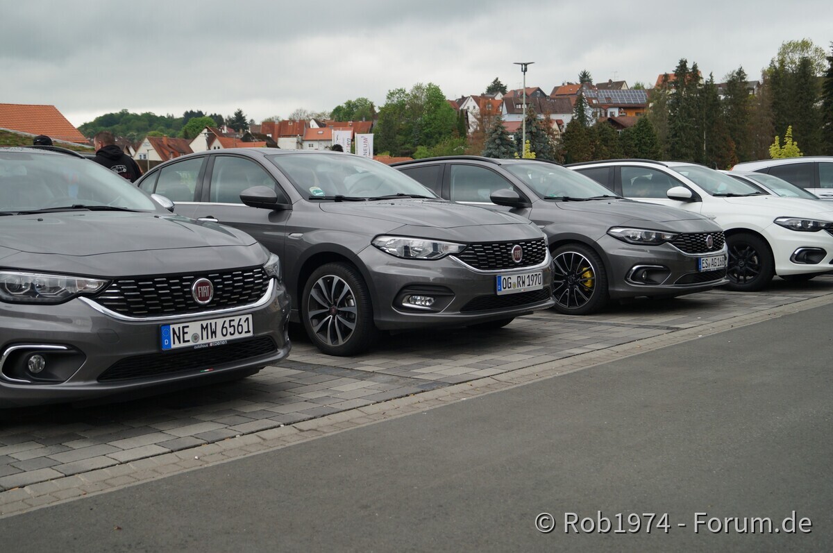 Auf der Parkplatz vom Parkhotel in Schotten