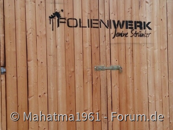 Tipo–Folierung – erste Vorbereitungen