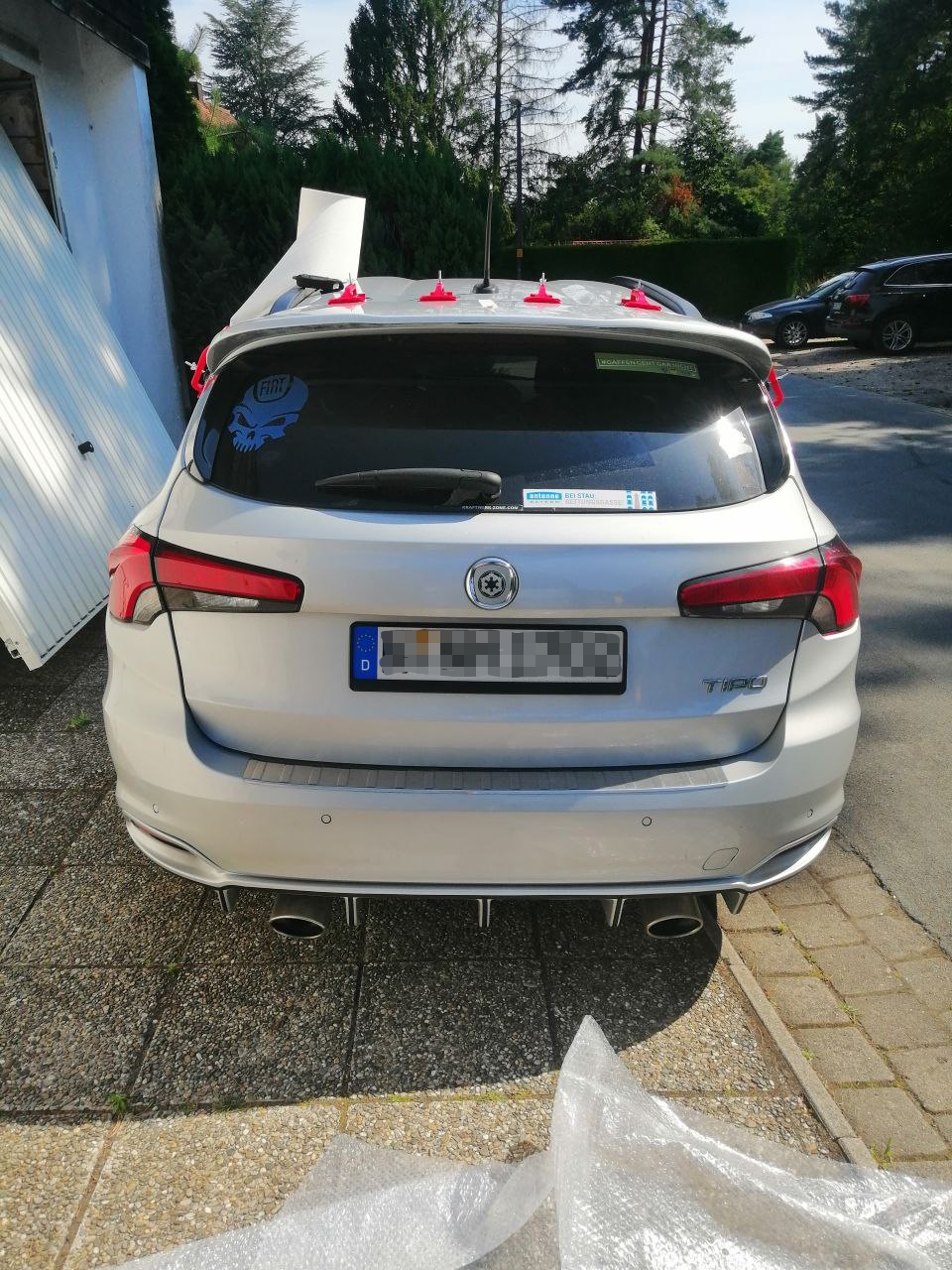 Beschleunigungssauger und VIP-Biertheke montiert