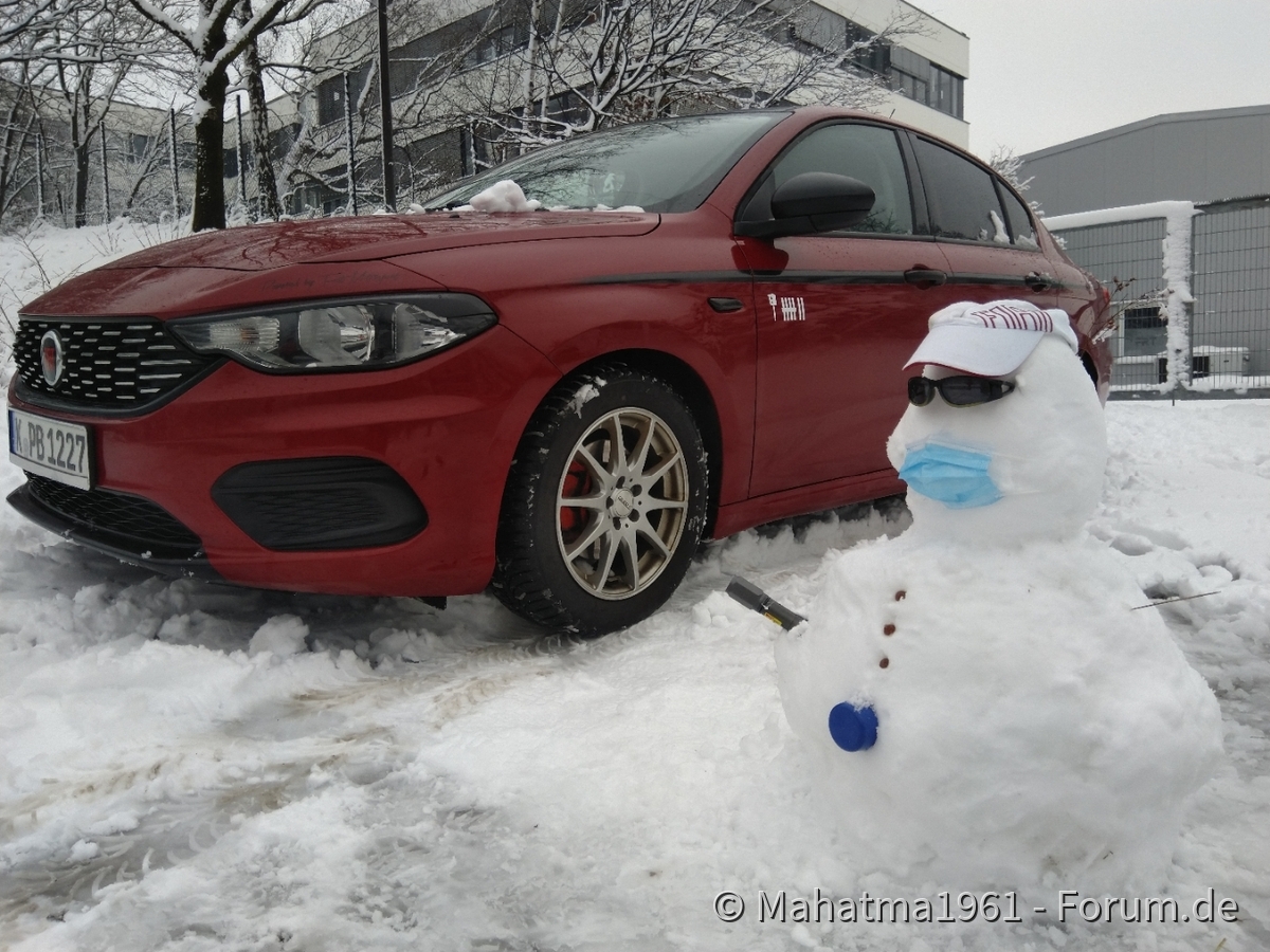 Cooler Fiat / Schneemann