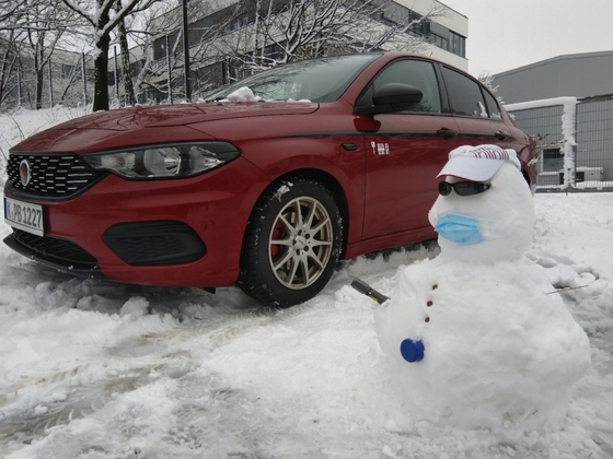 Cooler Fiat / Schneemann