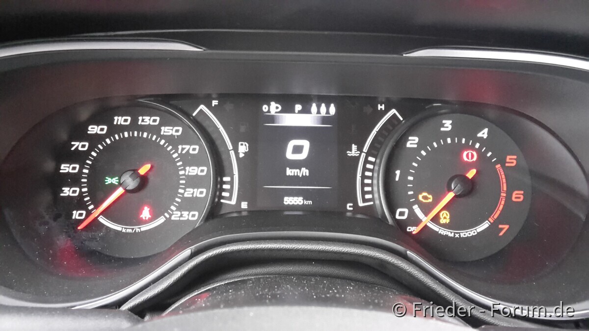 Und da waren es schon 5555 km...
